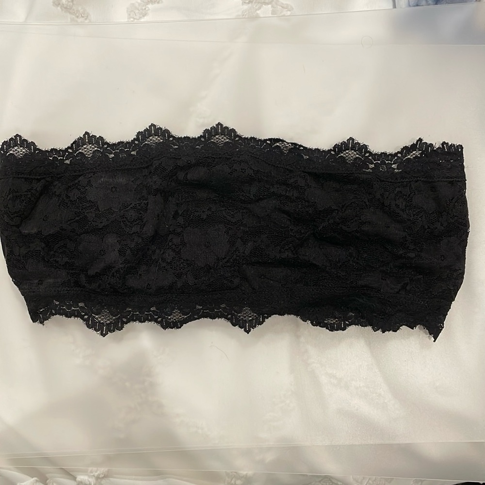 Black lace bandeau from Kimchi Blue